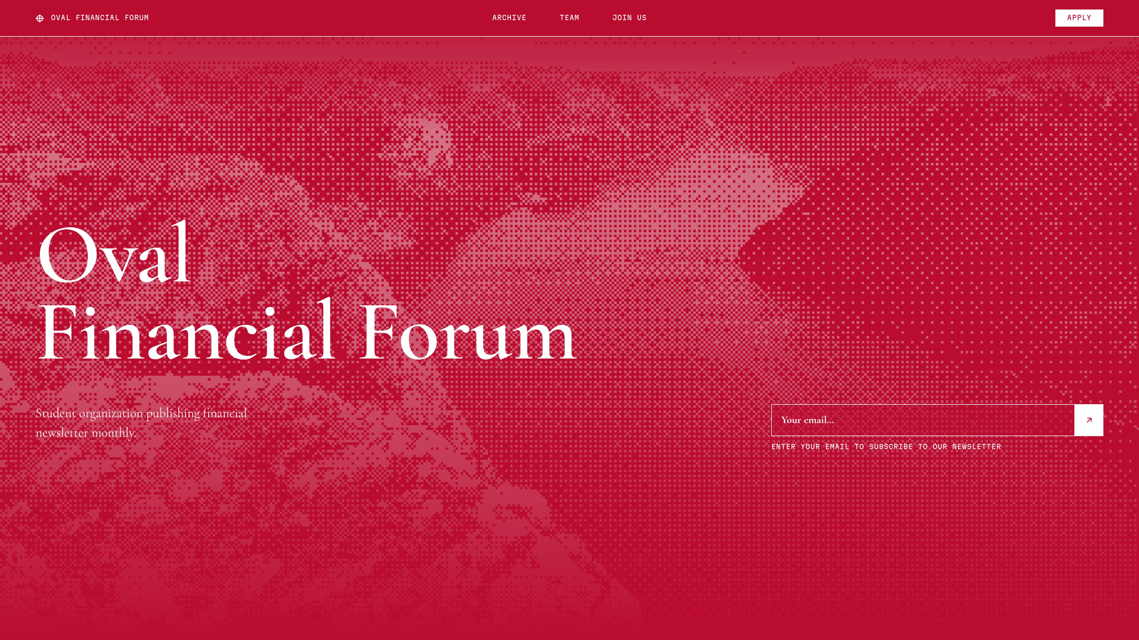 Oval Financial Forum screenshot